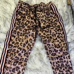Mother Satin Pants in Wildcat